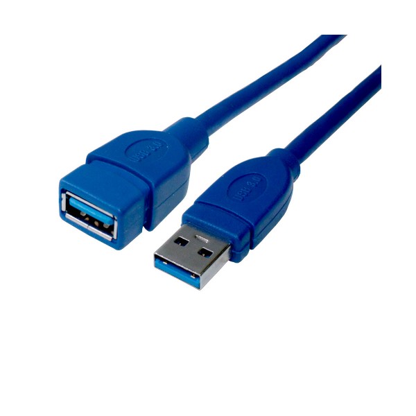 Dcu cable azul otg conexión usb 3.0 macho a usb 3.0 hembra 1.5 metros Dcu cable azul otg conexión usb 3.0 macho a usb 3.0 hembra 1.5 metros