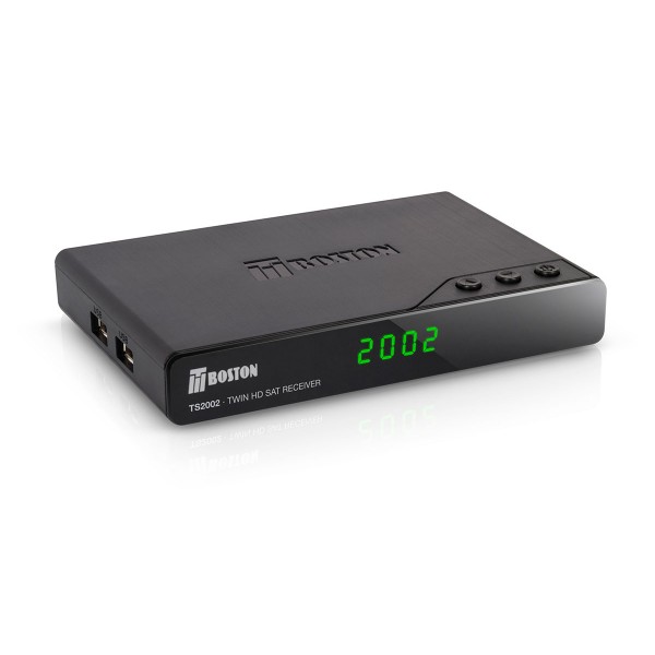 Tboston ts2002 receptor satélite hd twin dvb-s2 hd antena wifi usb pvr timeshift usb reproductor multimedia