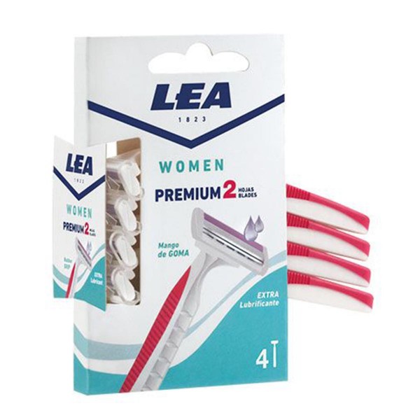 Lea mujer premium cuchillas desechables 2 hojas 4un