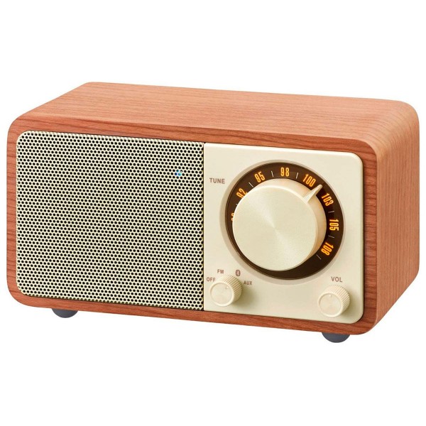 Sangean wr-7 nuez radio analógica sobremesa fm bluetooth batería li-ion recargable