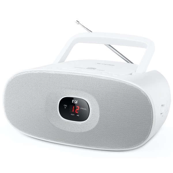 Muse md-202 rw blanco radio cd portátil cd-rw fm/am con altavoz integrado Muse md-202 rw blanco radio cd portátil cd-rw fm/am con altavoz integrado