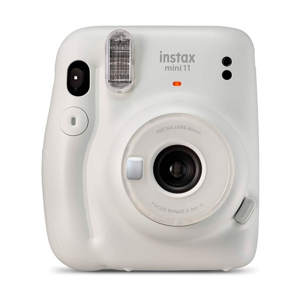 Fujifilm instax mini 11 blanco hielo cámara instantánea con flash de alto rendimiento