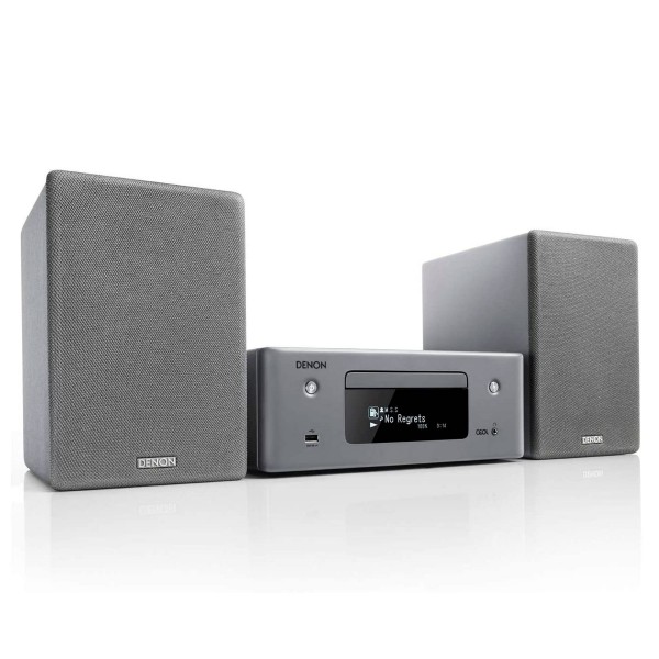 Denon ceol n10 grey microcadena bluetooth 130w rms,  airplay 2, tecnología heos,