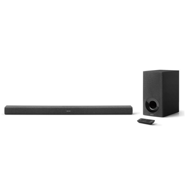 Denon dhts-416 black barra de sonido subwoofer inalámbrico, streaming, google chromecast, hdmi/arc, wi-fi,  decodificación dolby digital y dts.