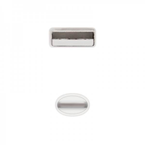 Nanocable cable de datos/carga lightning/usb 1 m Nanocable cable de datos/carga lightning/usb 1 m