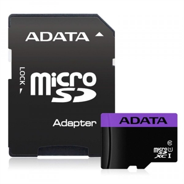 Adata microsdhc 16gb uhs-i class10 c/adapt