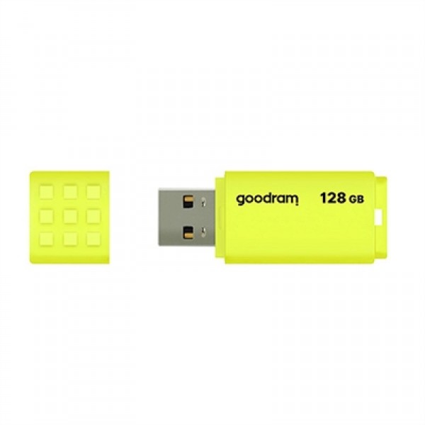 Goodram ume2 lápiz usb 128gb usb 2.0 amarillo