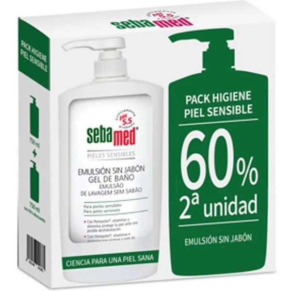 Sebamed Emulsion Sin Jabon 2x750 ml Promo