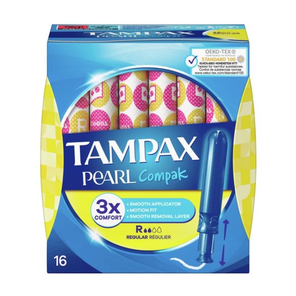 Tampax pearl compak compresa regular pack 75ml