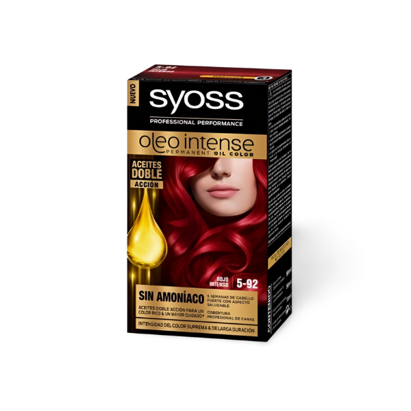 Syoss coloración permanente  Rojo Intenso 5-92