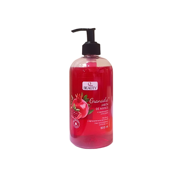 Q Beauty jabón de manos Granada 500 ml