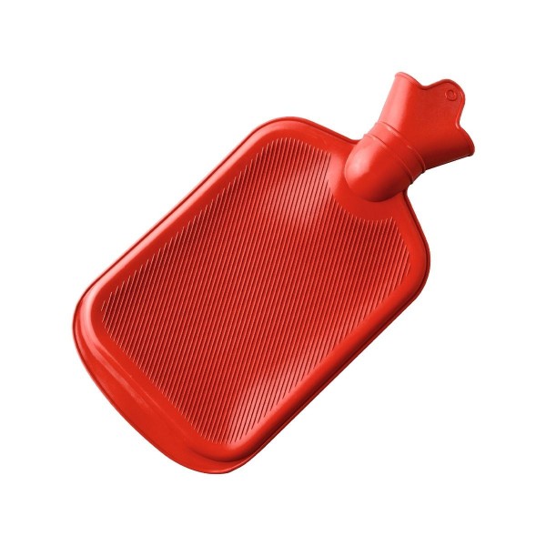 Bolsa agua caliente 2l.goma roja