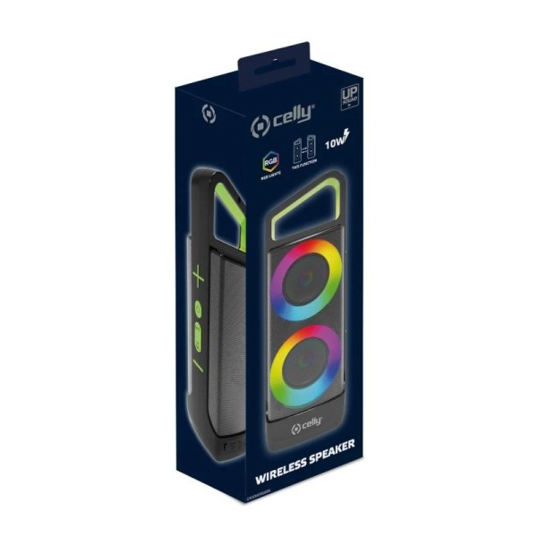 Celly altavoz inalambrico rgb 10w Celly altavoz inalambrico rgb 10w