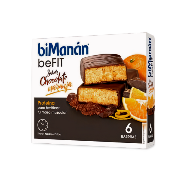 Bimanan Befit Barritas Chocolate Naranja 6 Uds